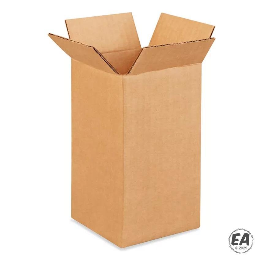 Kraft Shipping Box 4x4x8 (20 oz Tumbler Box)