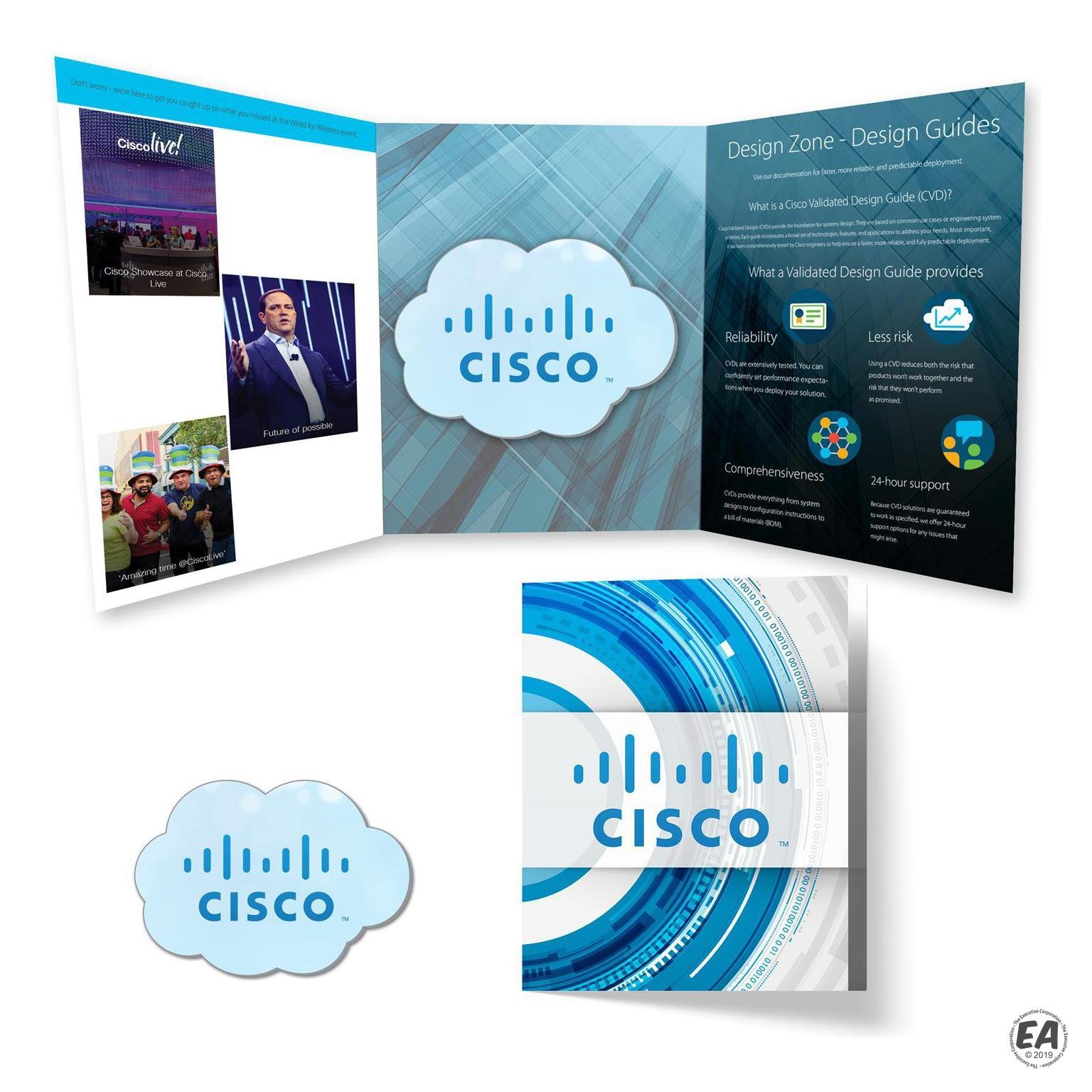 Tek Booklet 2 with Full Color Cloud Coaster