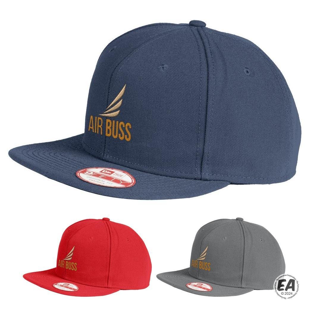 New Era NE402 Original Fit Flat Bill Snapback Cap