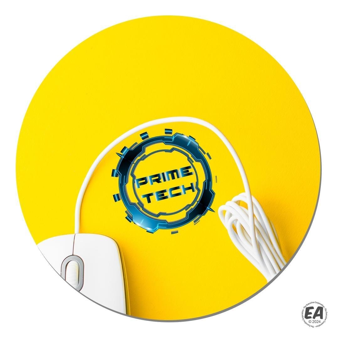 8-inch Round Full Color Mouse Pad 1/8" Thick