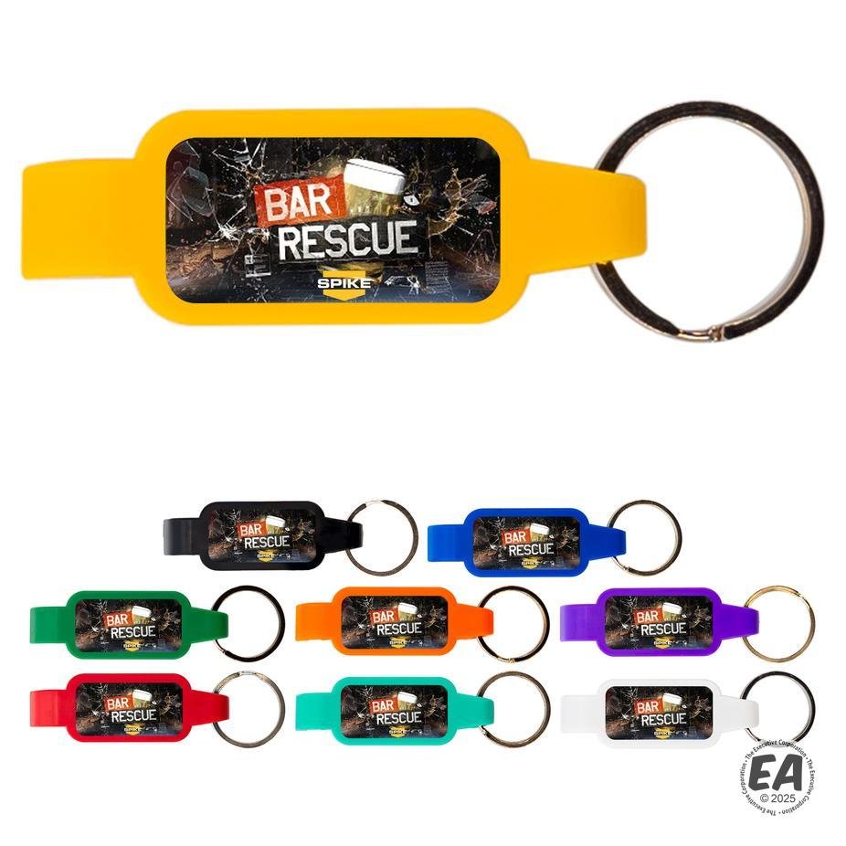 Key Chain Bottle Can Opener with Split Key Ring