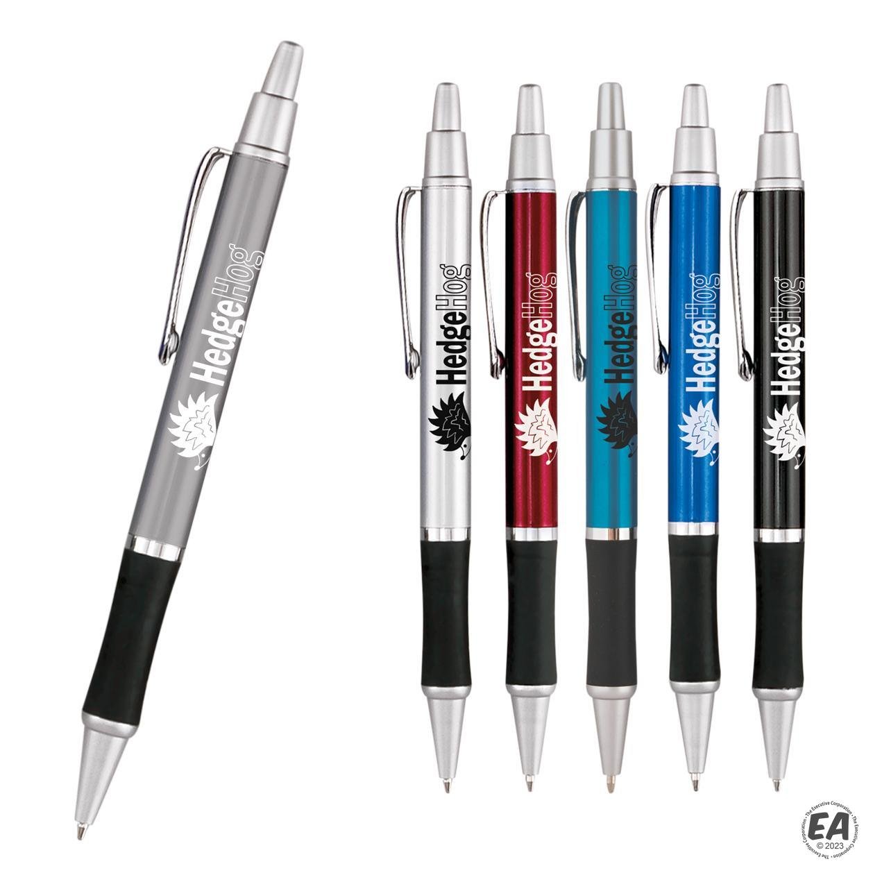 Hedgehog Metallic Gripper Pen