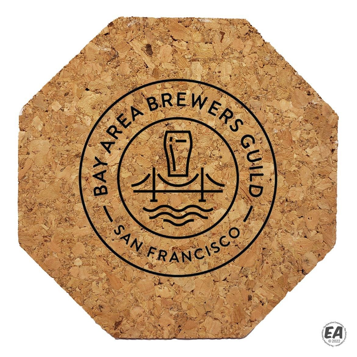 Octagon Cork Drink Coaster