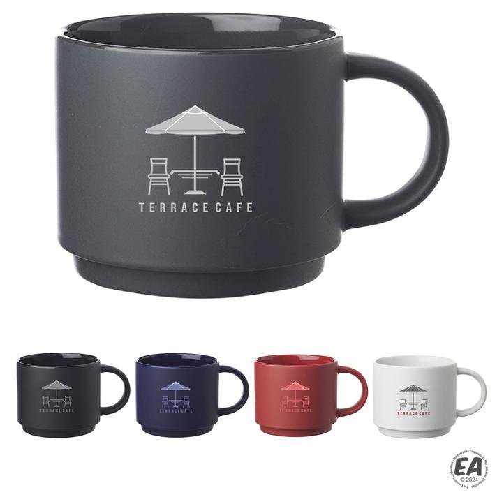 14 oz. Stackable Ceramic Mug