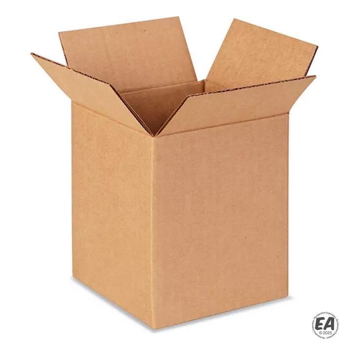 Kraft Shipping Box 4x4x5