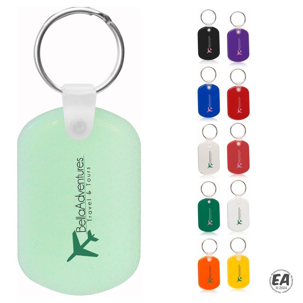 Tag Soft Plastic Keychain