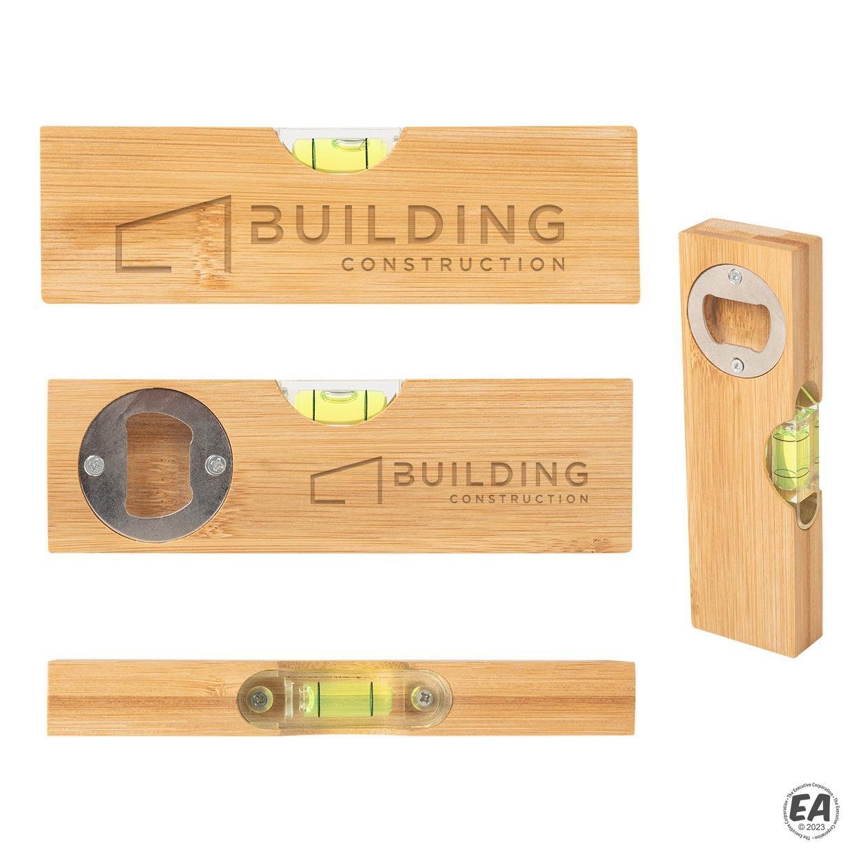 Bamboo Level with Bottle Opener