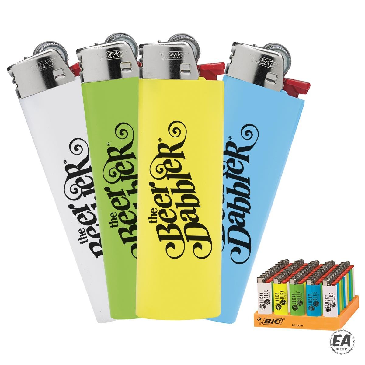 BIC J26 Lighters Light Color Assortment