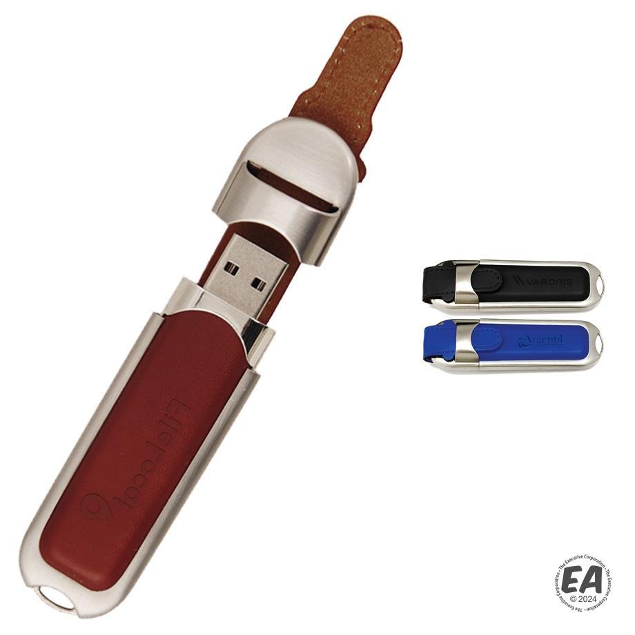 Harding VIP Leather and Metal USB Drive 2GB