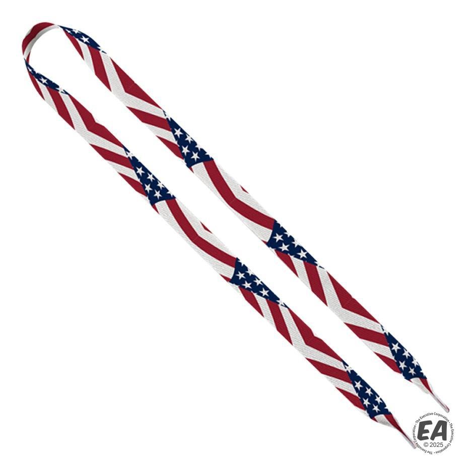 3/4" Dye-Sublimated Waffle-Weave Shoelaces (pair)