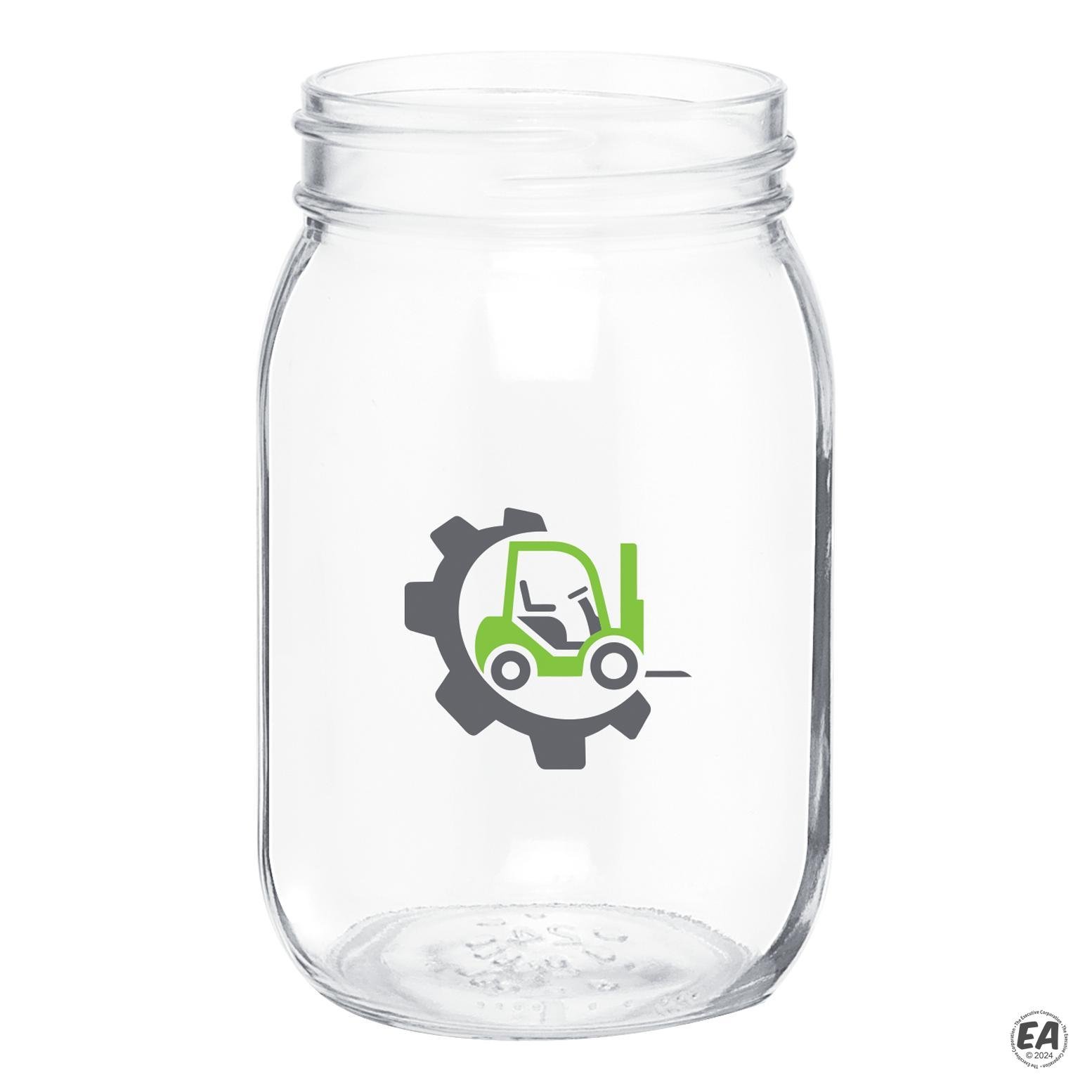 16 oz Glass Mason Jar