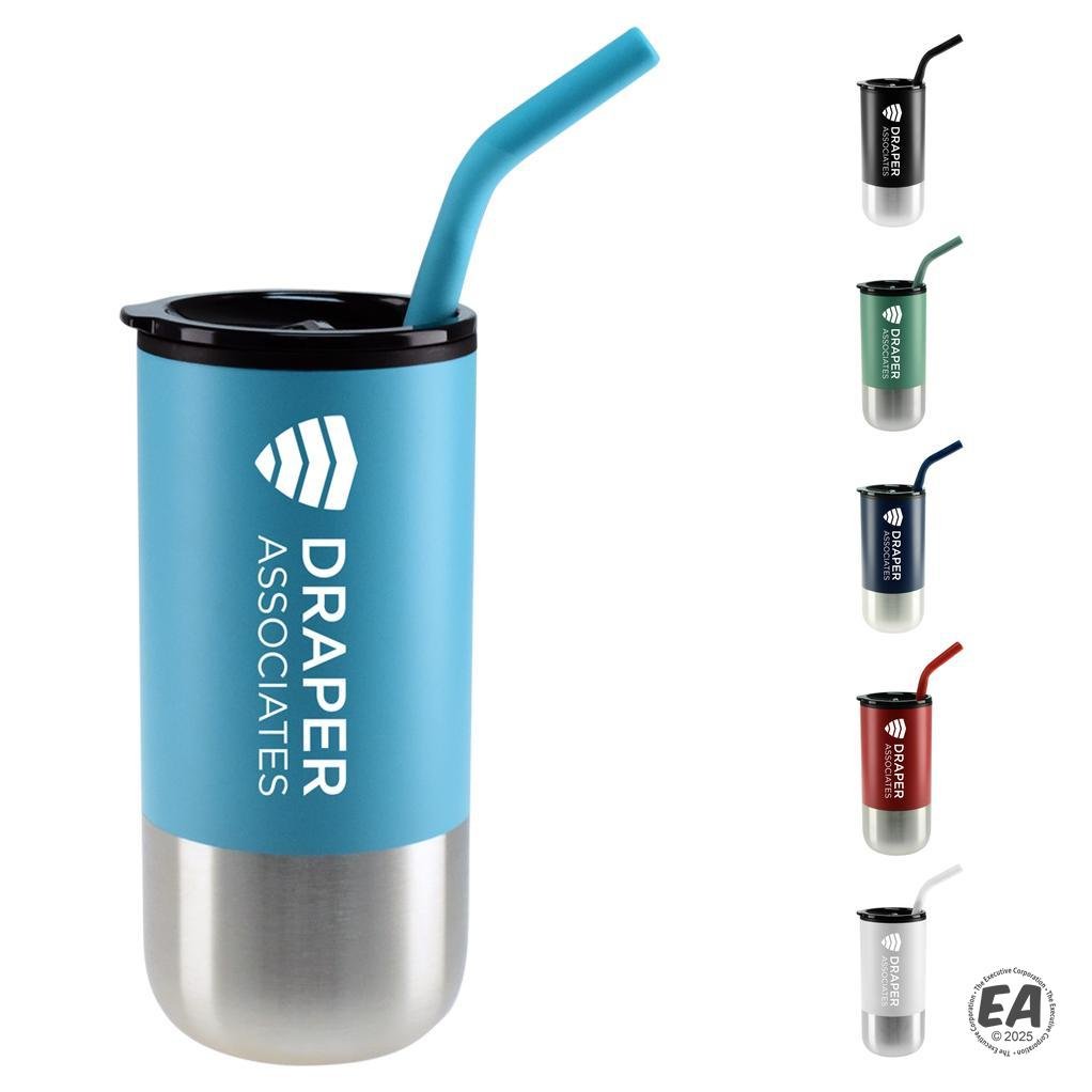 16 oz. Vigo Collection Straw Tumbler
