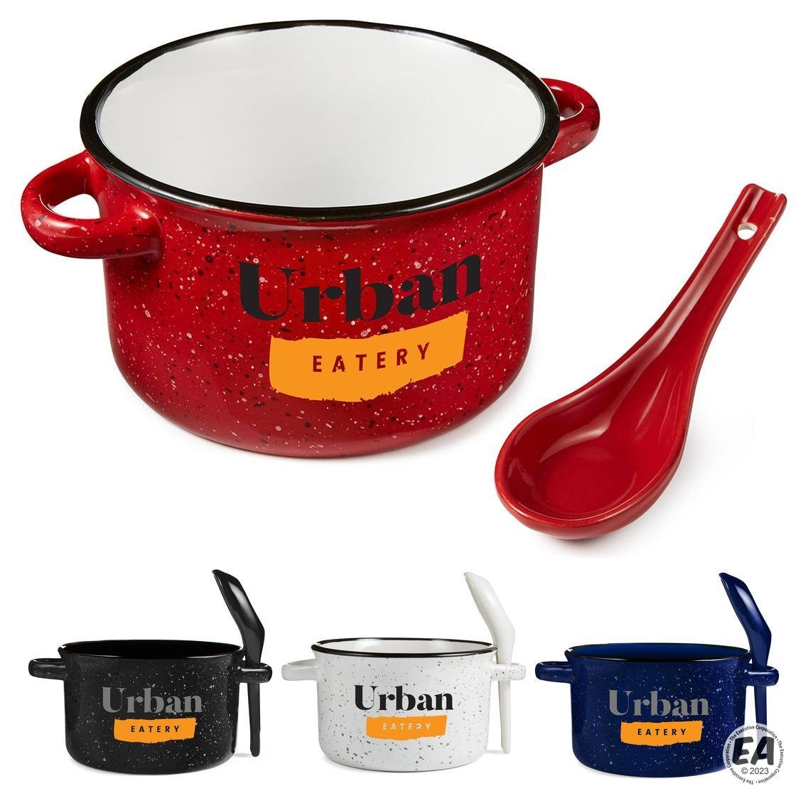 20 oz Campfire Soup Bowl with Spoon