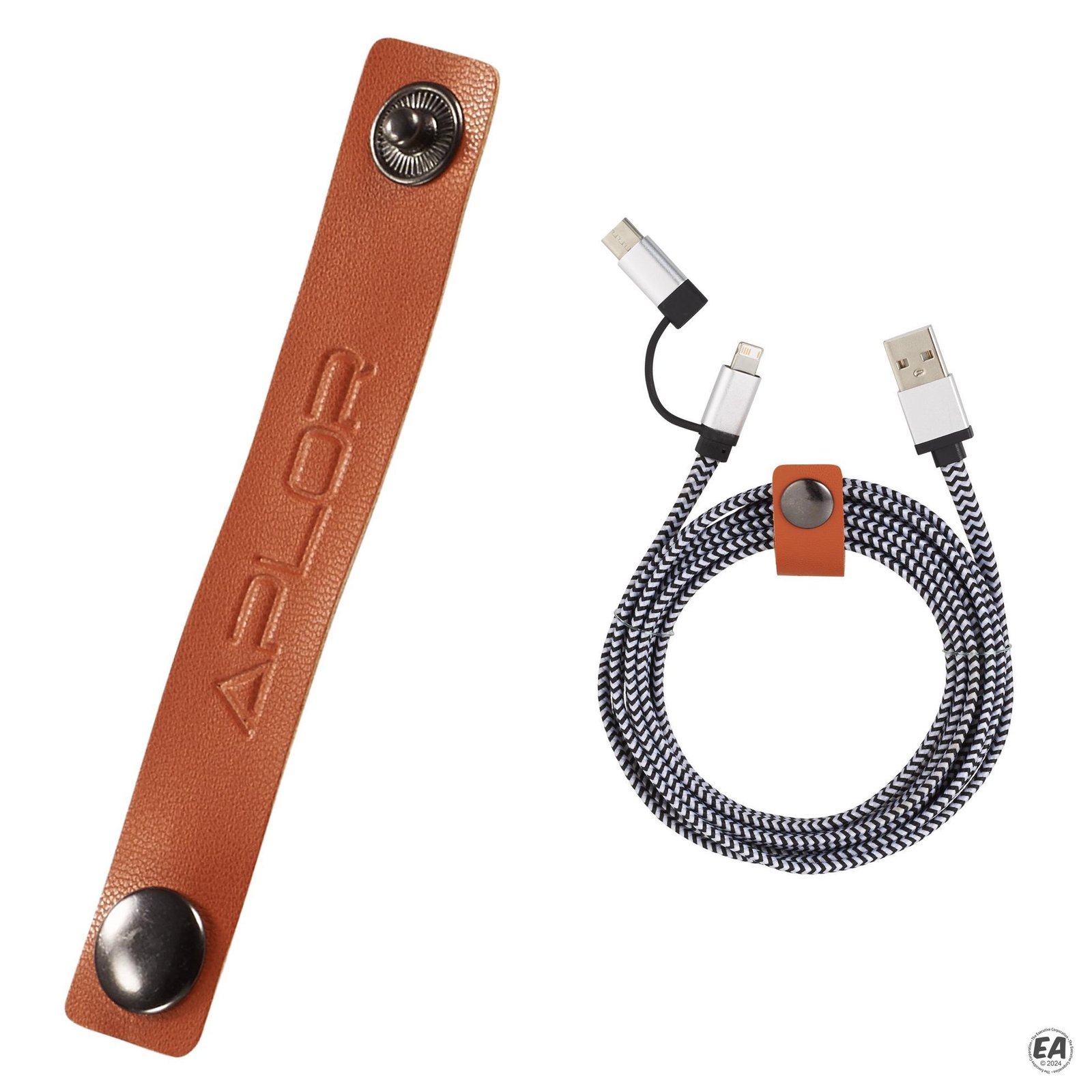 Paramount 3-in-1 Fabric Charging Cable