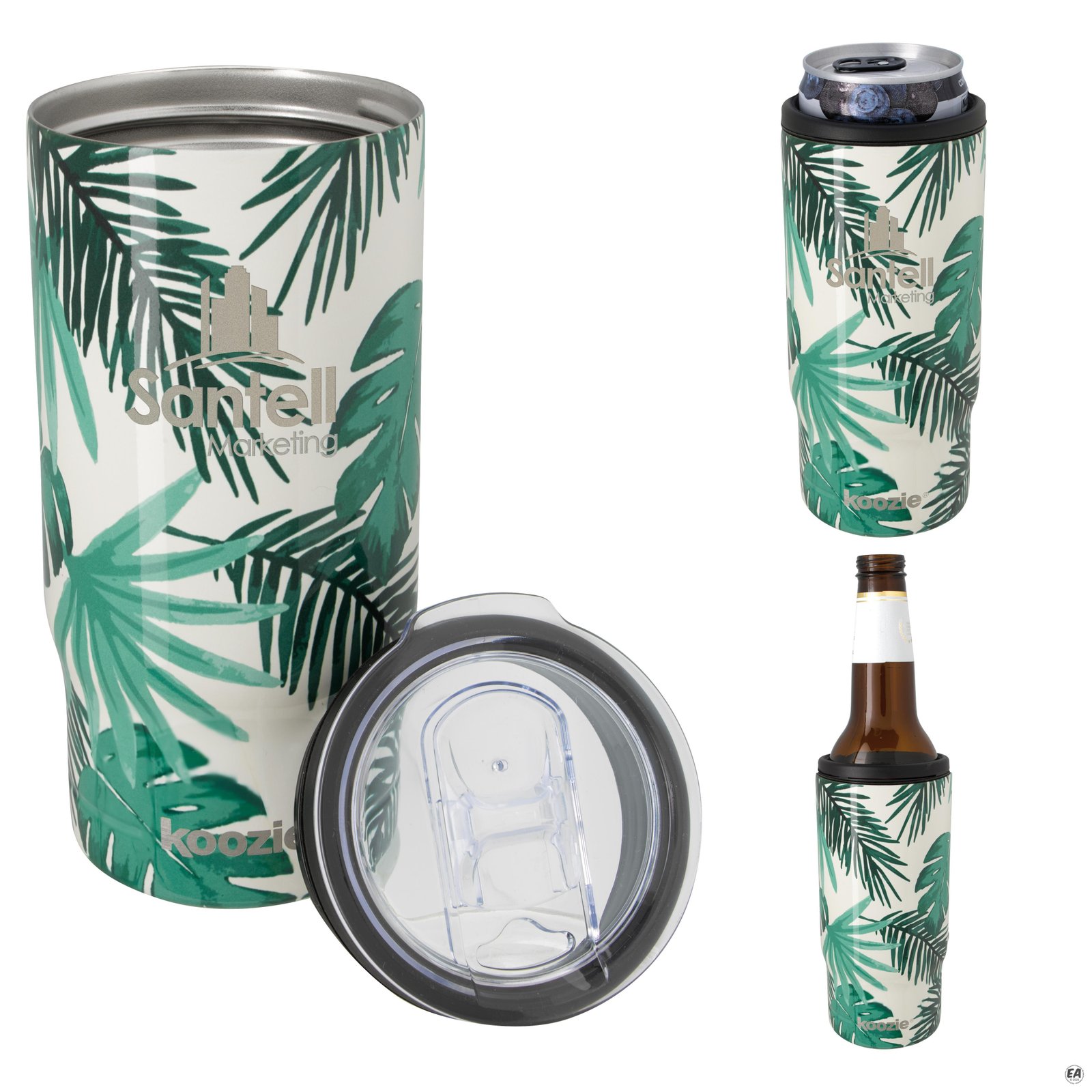 Koozie Slim Triple Patterned 15 oz Vacuum Tumbler