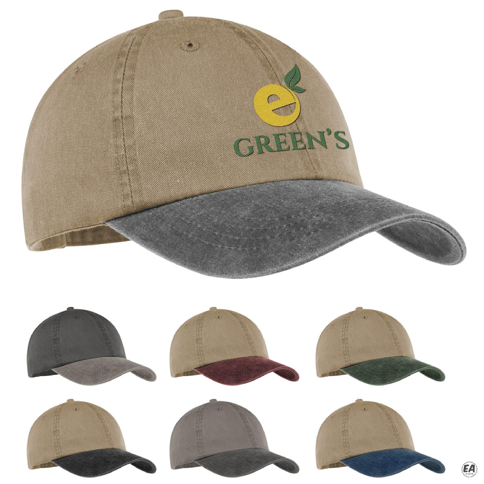 Port and Company CP83 -Two-Tone Pigment-Dyed Cap