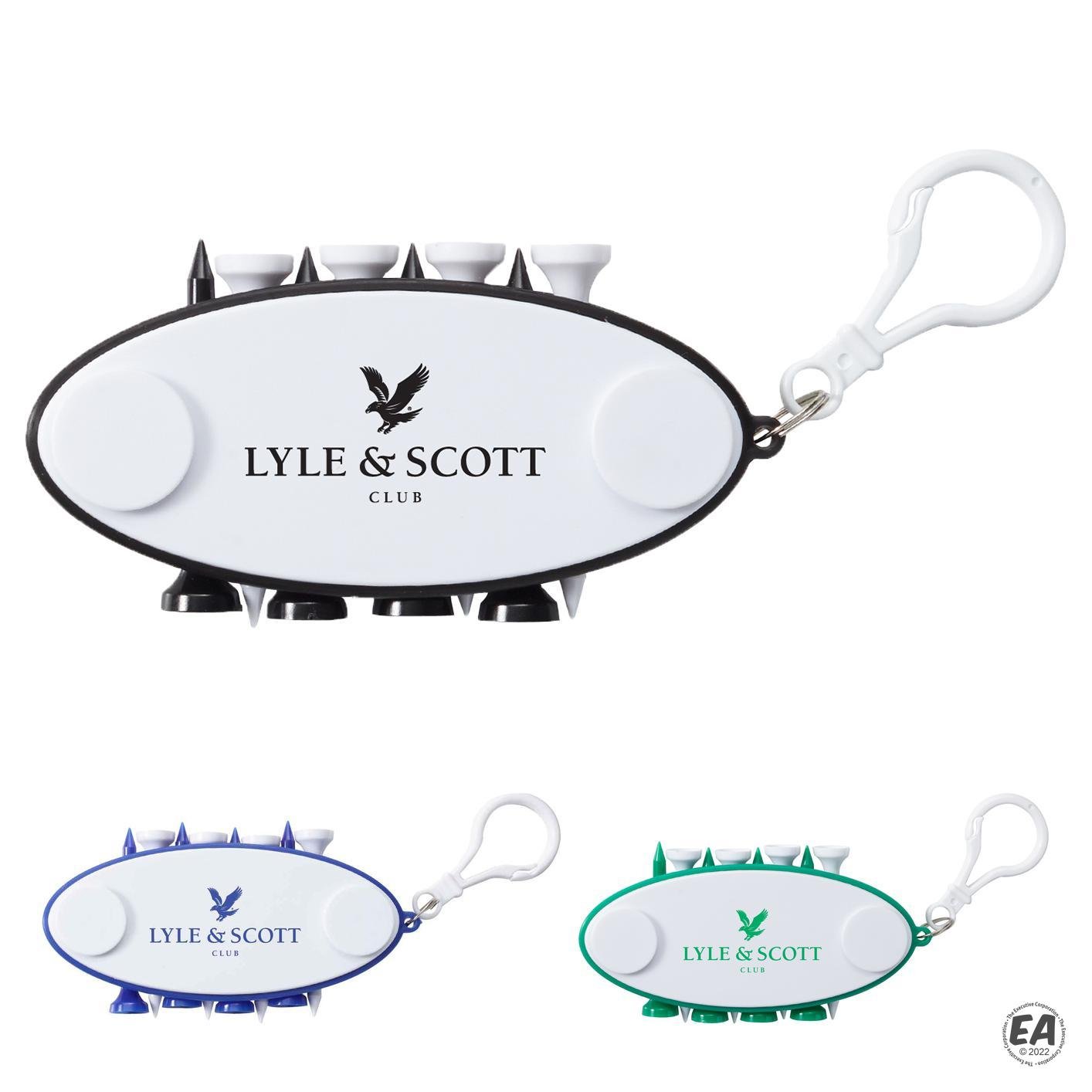 Oval Golf Tee Carrier