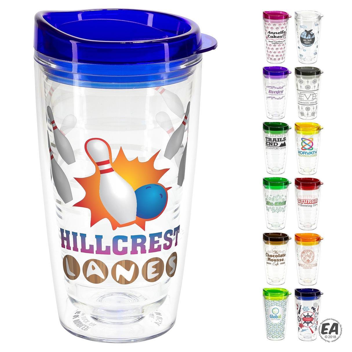 16 oz Reef Tritan Tumbler with Translucent Lid