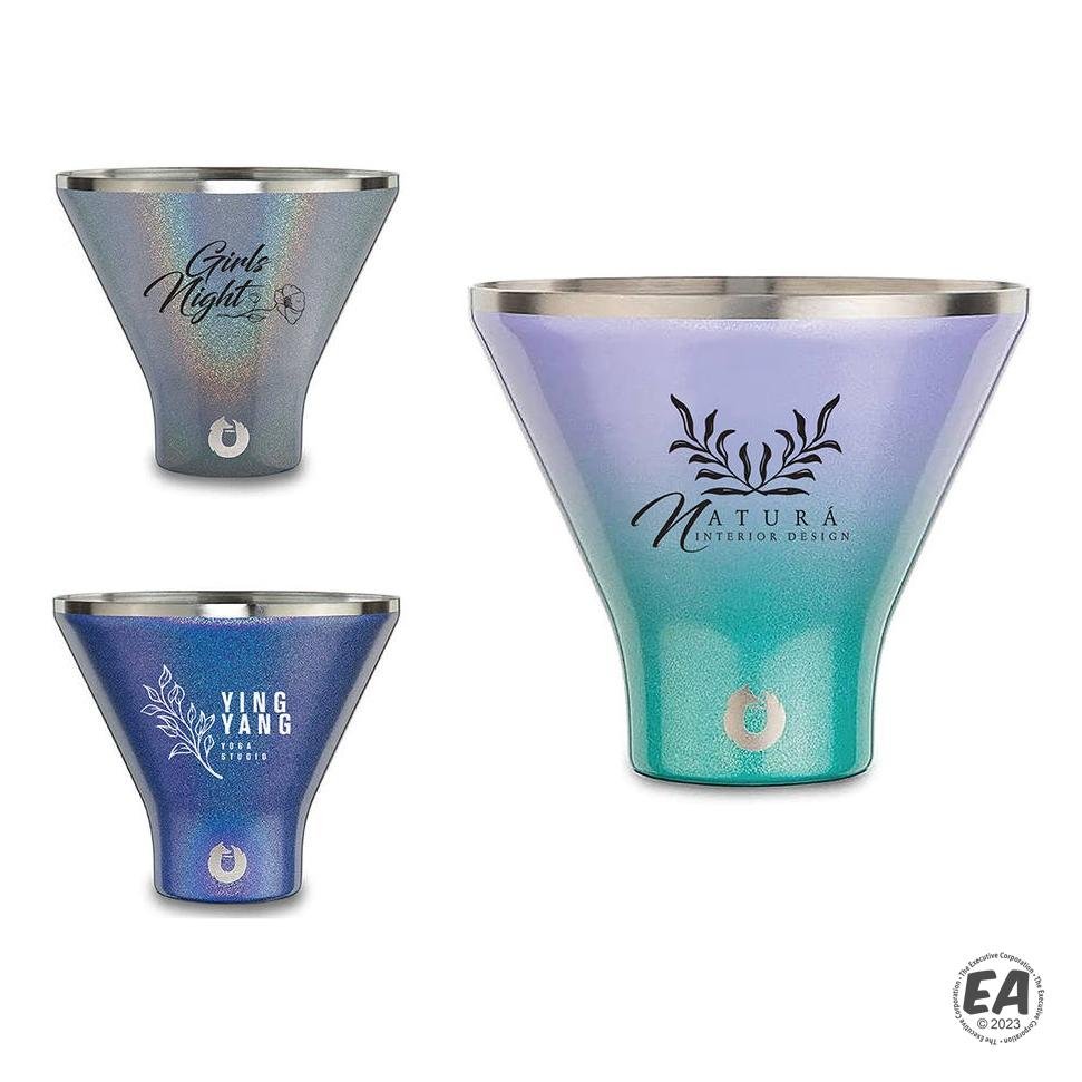 Snowfox 8 oz. Shimmer Martini Glass