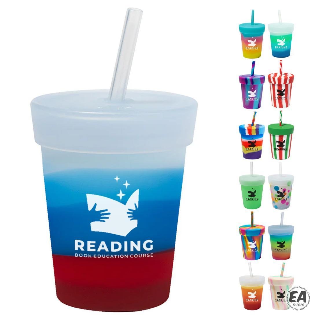 Silipint 8 oz Kids Straw Tumbler