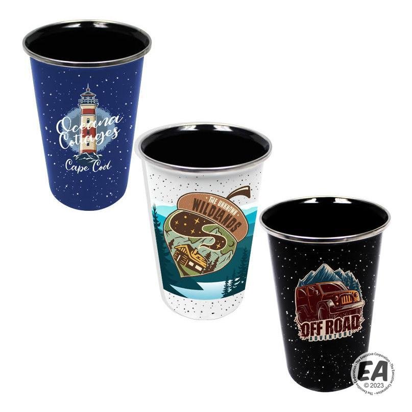 17 oz. Speckled Enamelware Tumbler