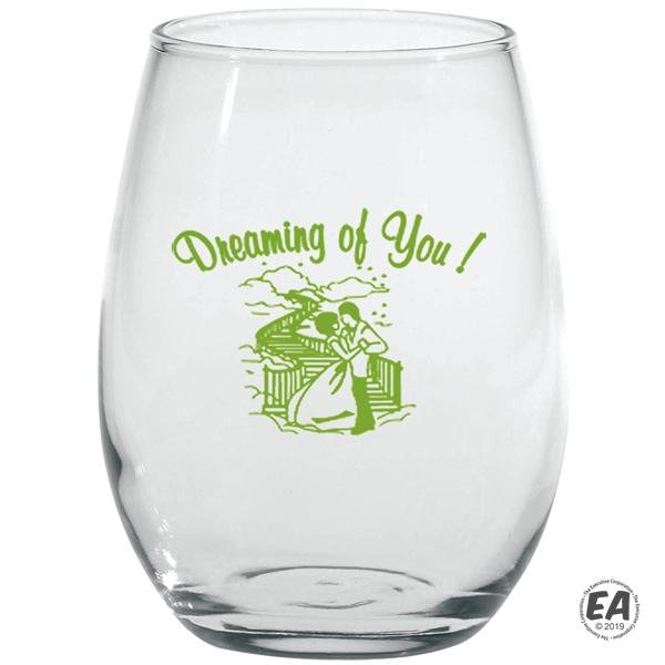9 oz. Stemless White Wine Glass