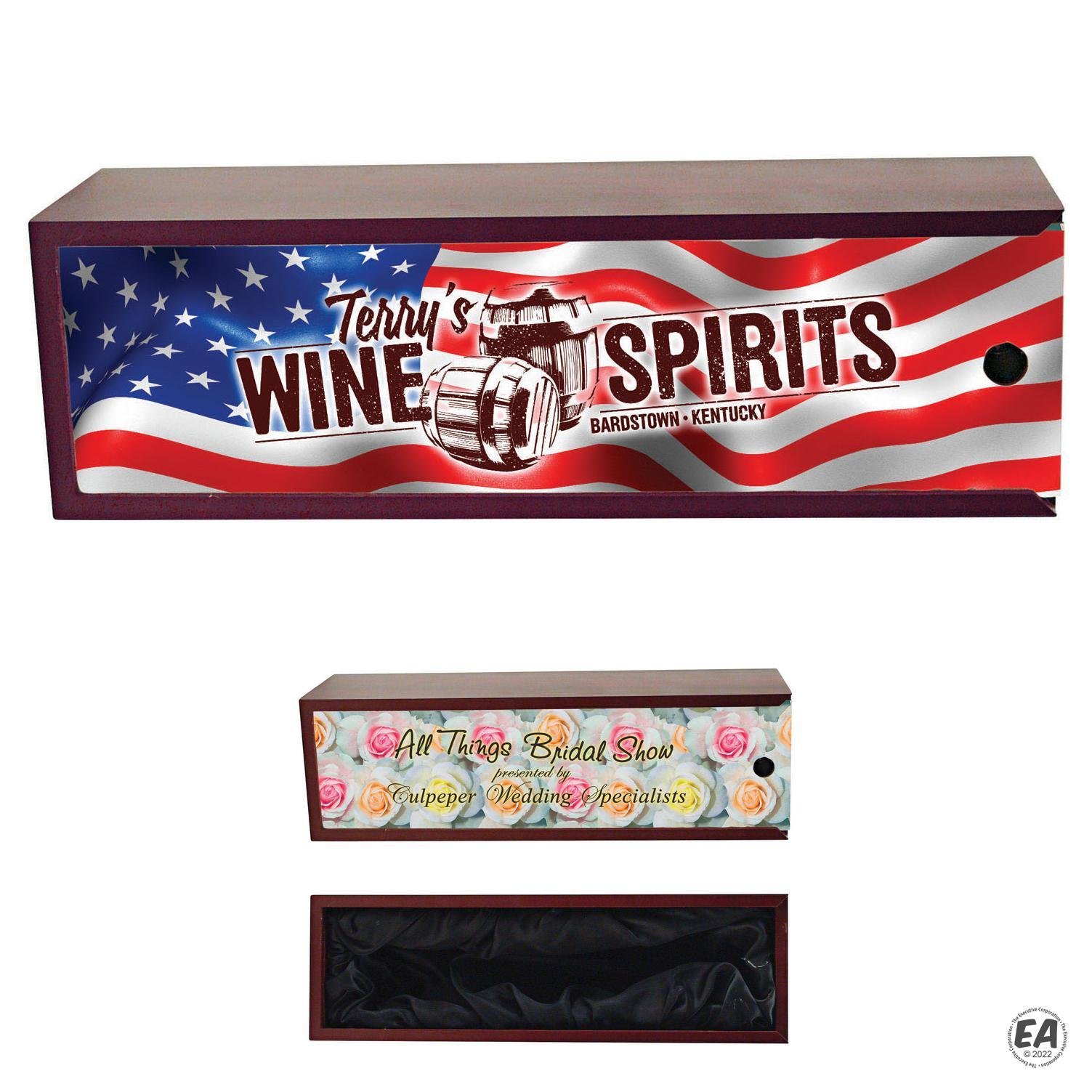 Sublimated Wine Bottle Gift Box