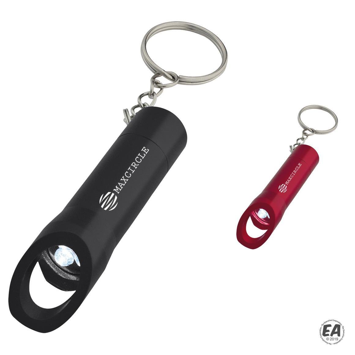 Aluminum LED Flashlight With Bottle Opener