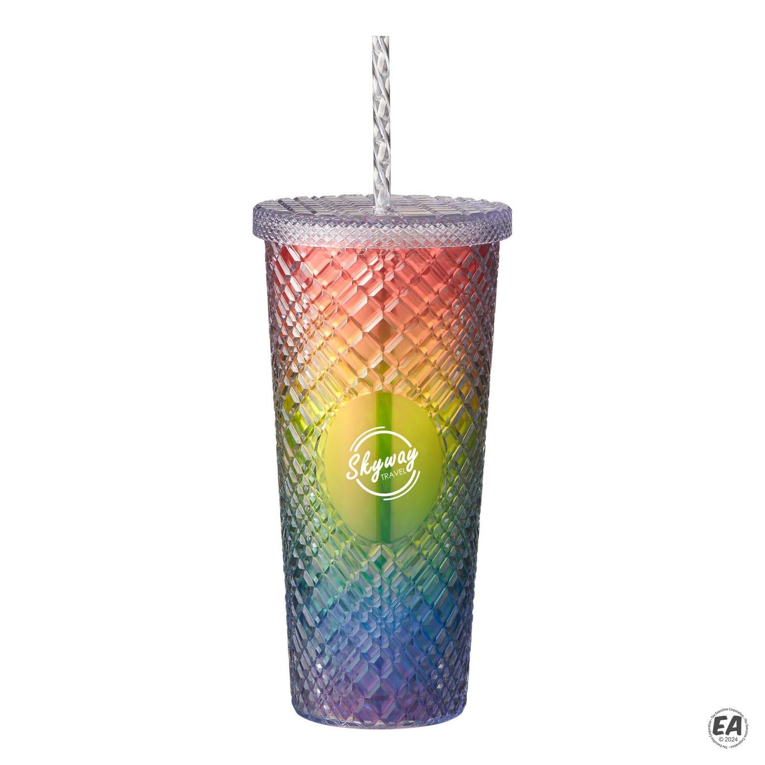 B.Free 22 oz Sparkle Straw Tumbler