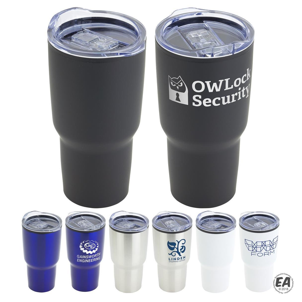 30 oz Odyssey Stainless Steel/Polypropylene Travel Tumbler