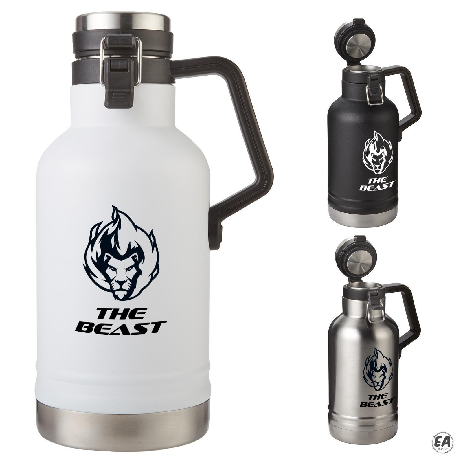 64 oz. The Beast Double Wall Stainless Steel Growler