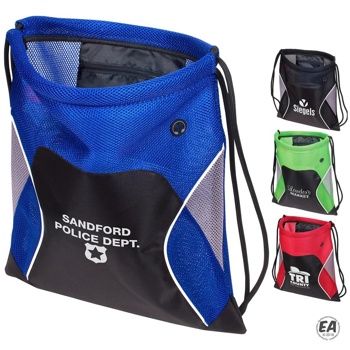 Jumbo Globetrotter Drawstring Bag