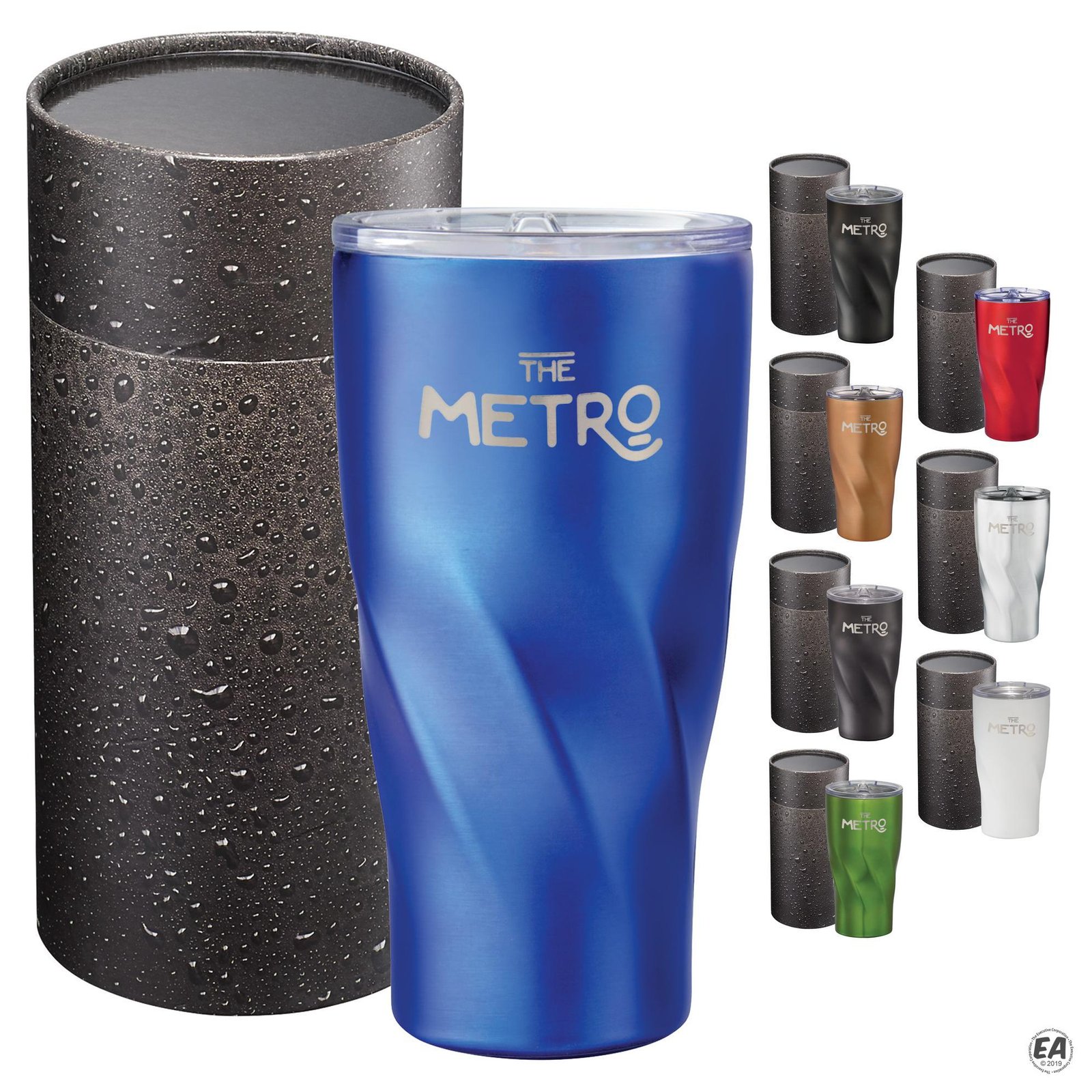 Hugo Copper Tumbler 20oz With Cylindrical Box