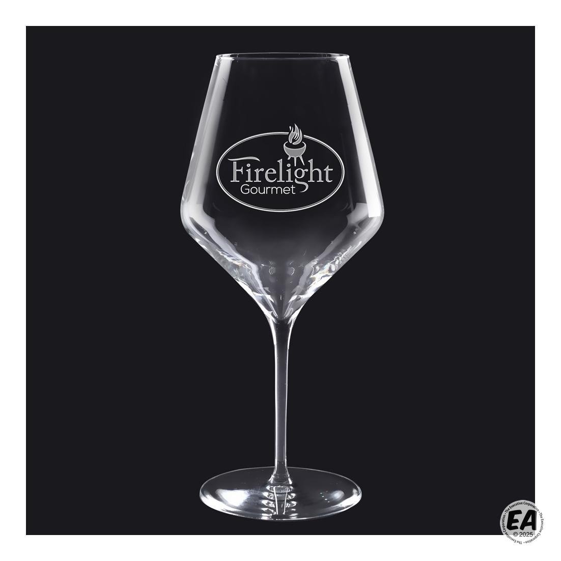 24 oz. Prism Red Wine - Deep Etched