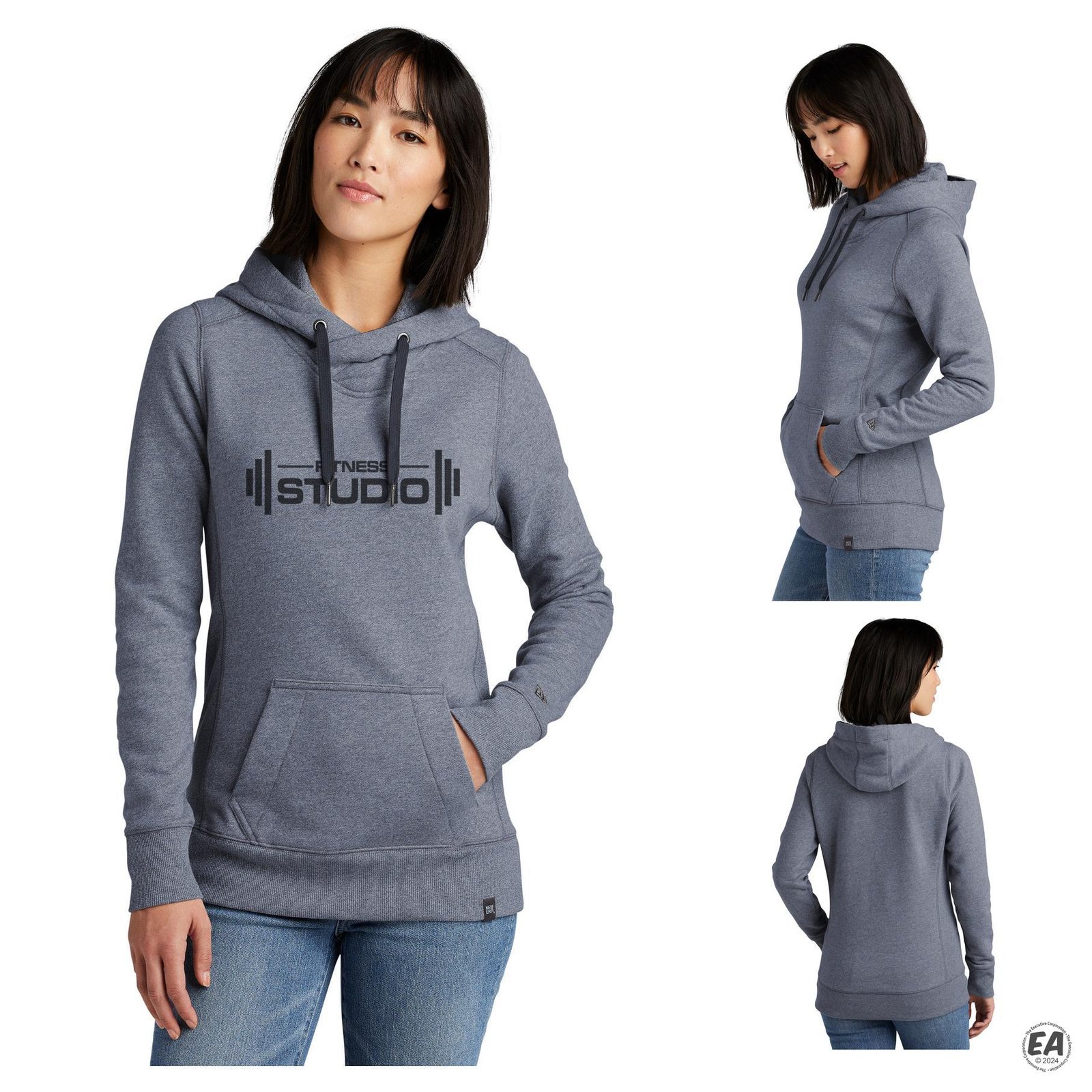 New Era LNEA500 Ladies French Terry Pullover Hoodie