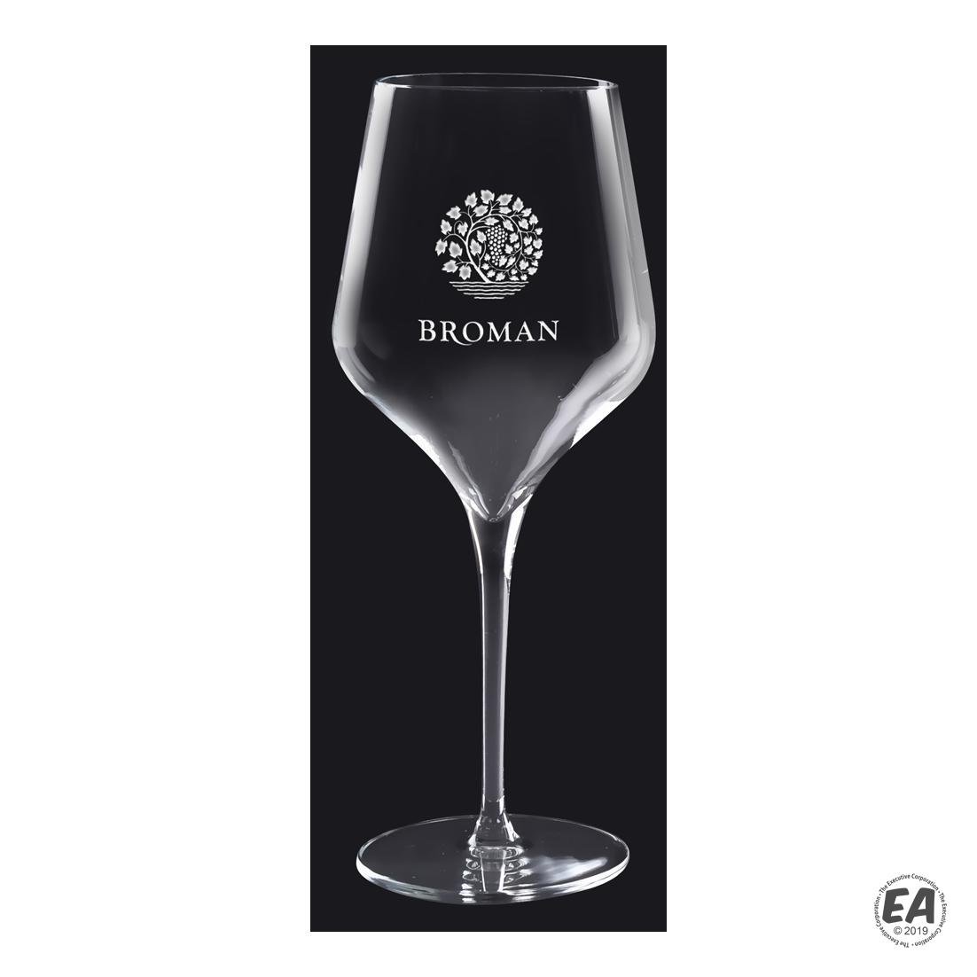 16 oz. Prism Collection White Wine - Deep Etched