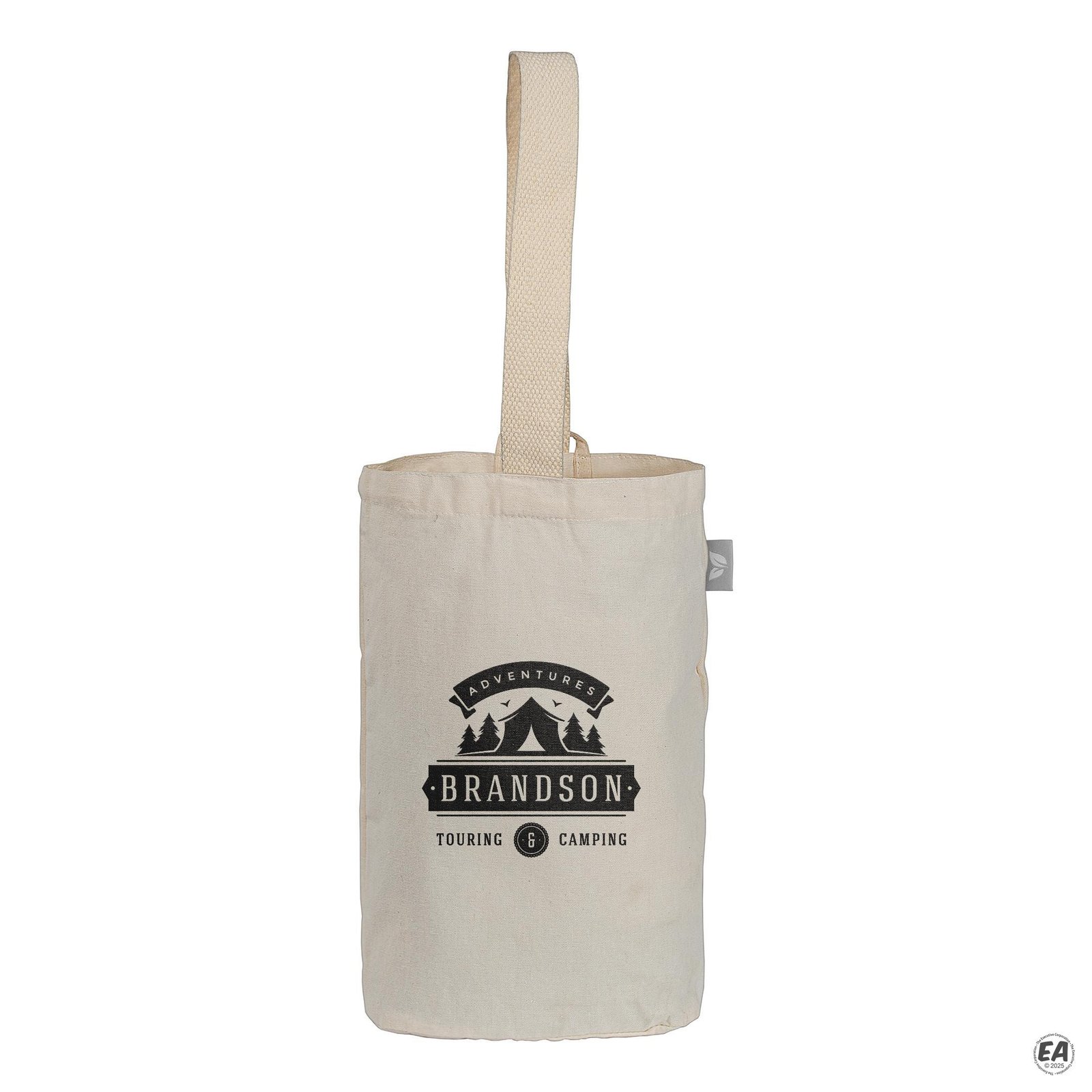 Tango Dual-Bottle Wine Tote Bag 8 oz. Recycled Cotton Blend 10x13x3