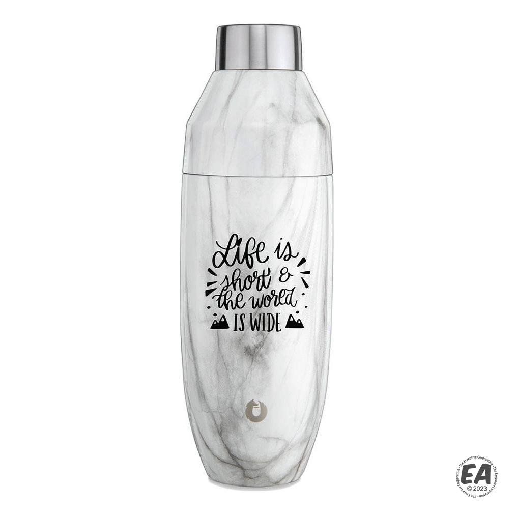 Snowfox 24 oz. Marble Cocktail Shaker