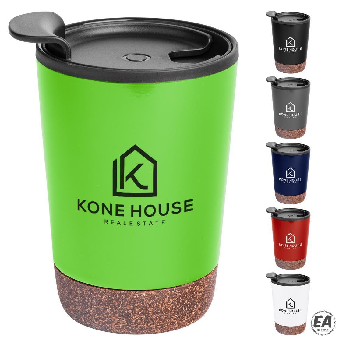10 oz. Stainless Steel Zoe Tumbler with Cork Base