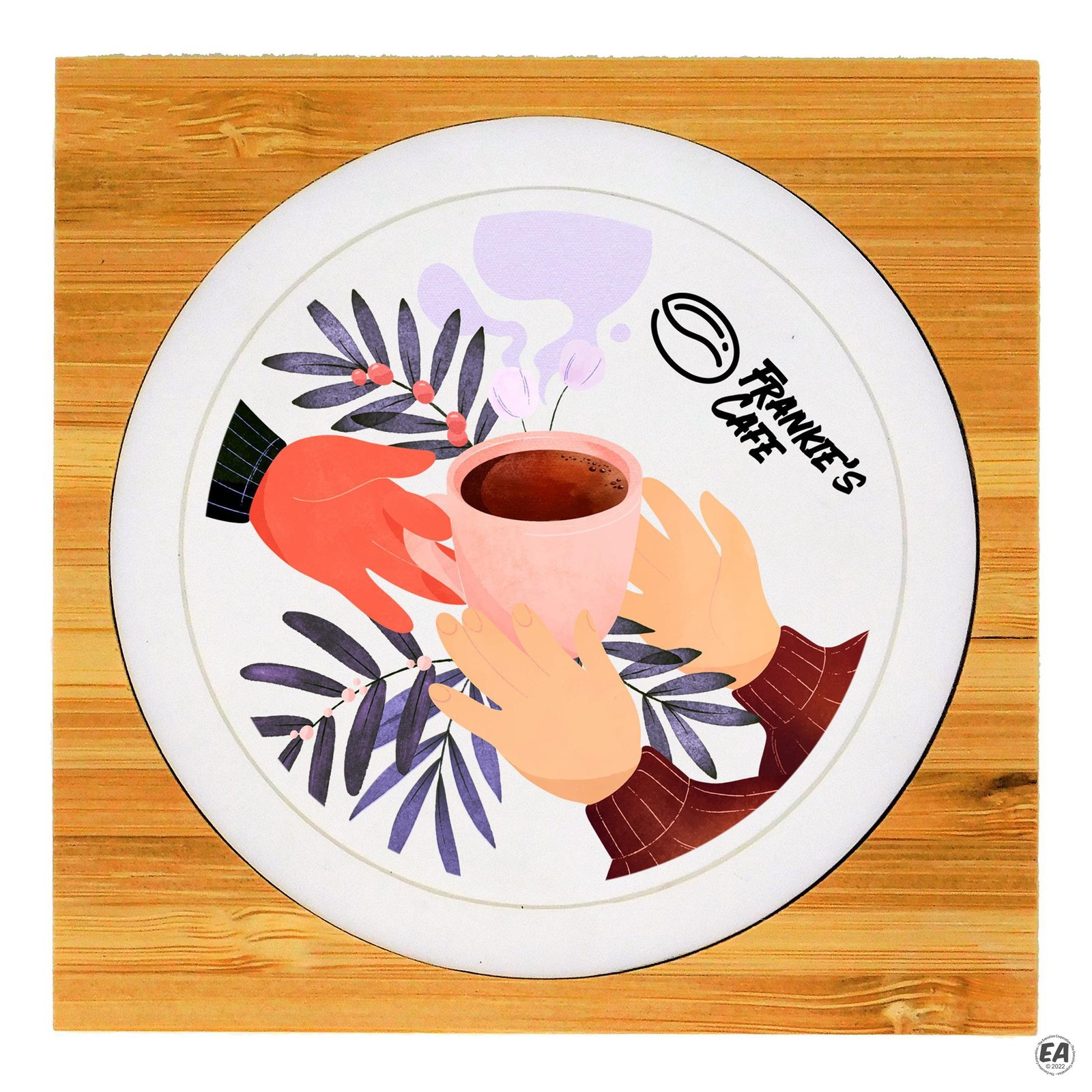 Spectrum Bamboo Coaster (Single)