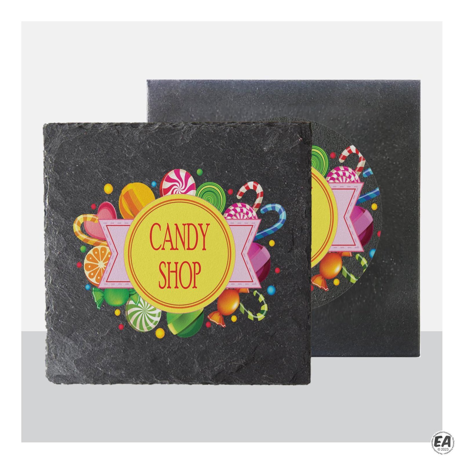Square Slate Coaster (1-Pack)