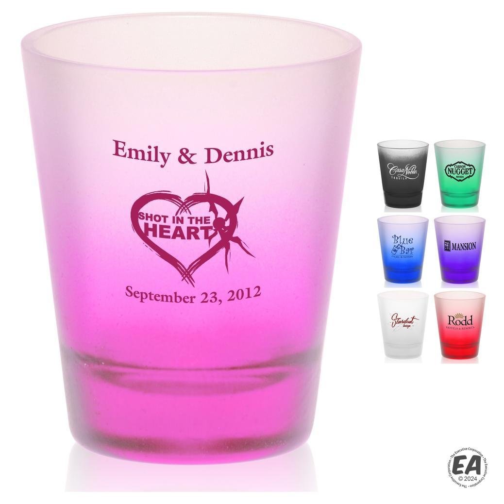 1.75 oz. Shot Glass w Frosted Glass