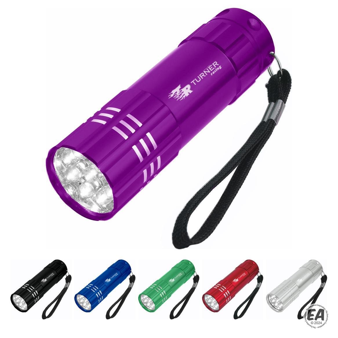 Aluminum Led Flashlight With Strap