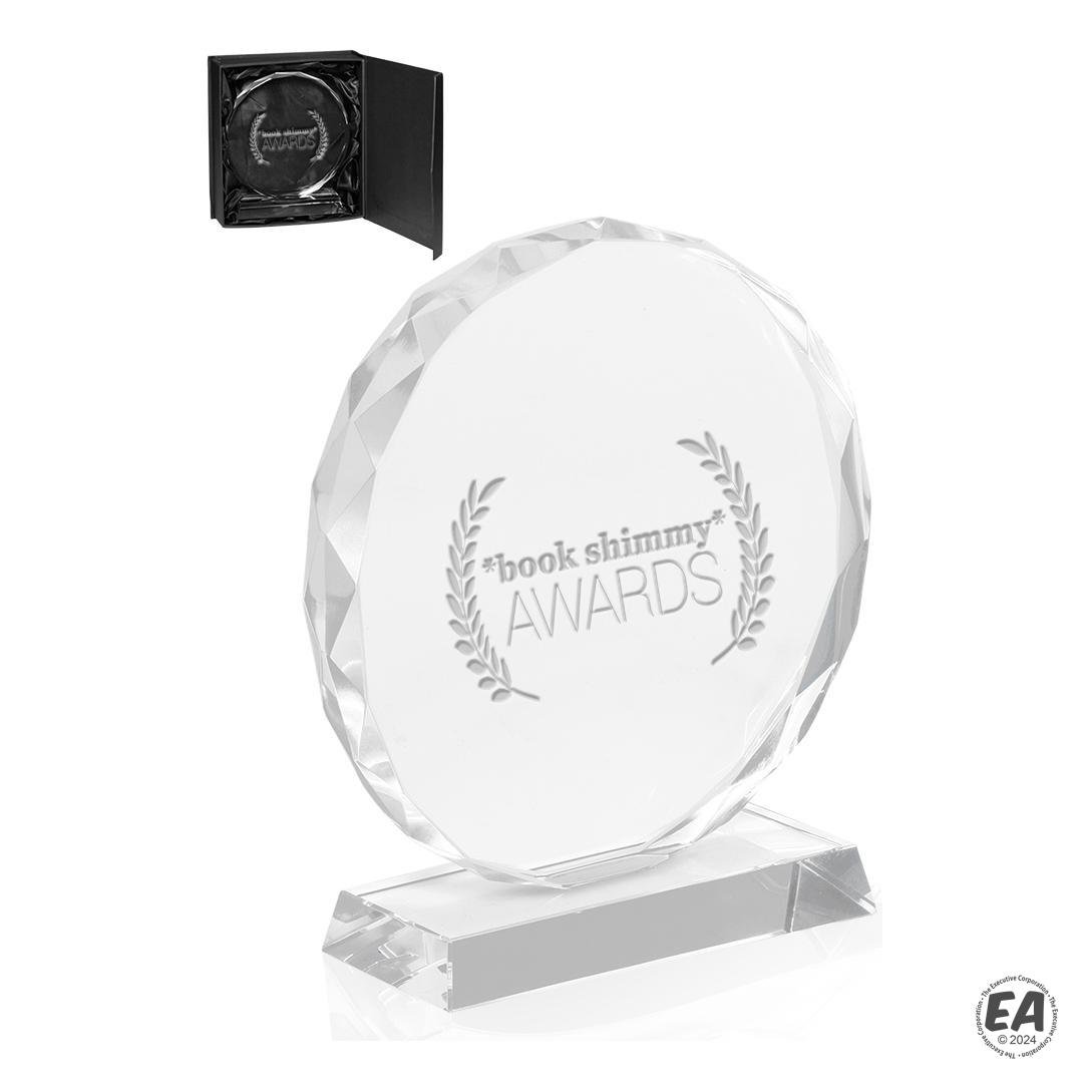 Round Edge Crystal Glass Awards