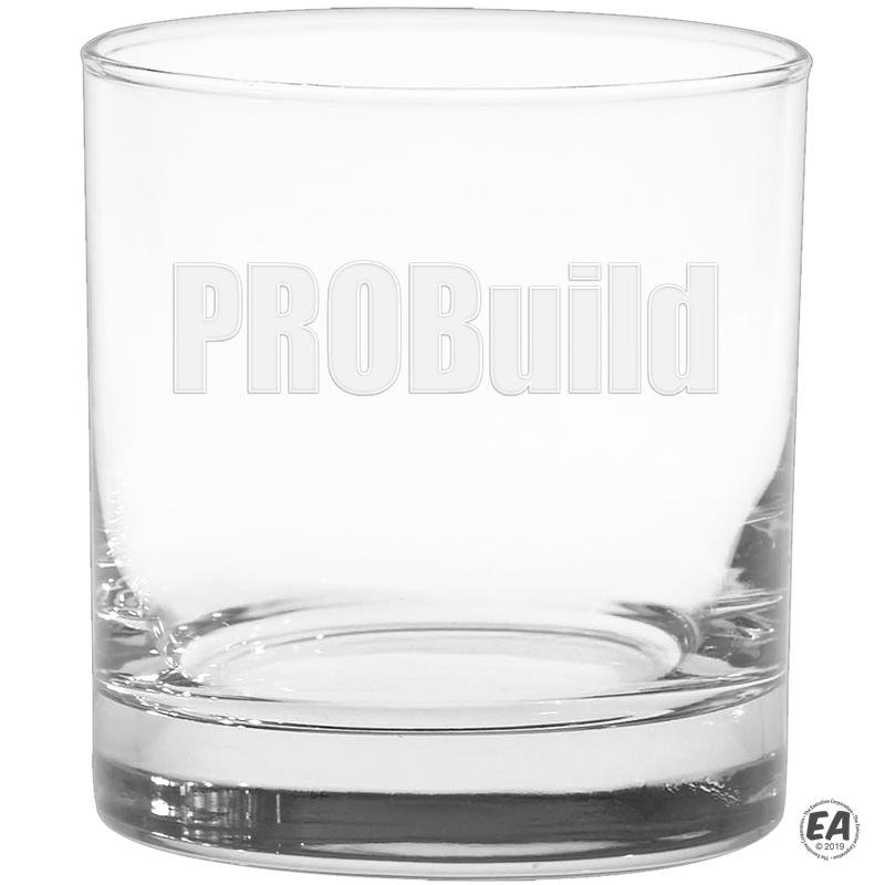 11 oz. Executive Old Fashion with Deep Etching