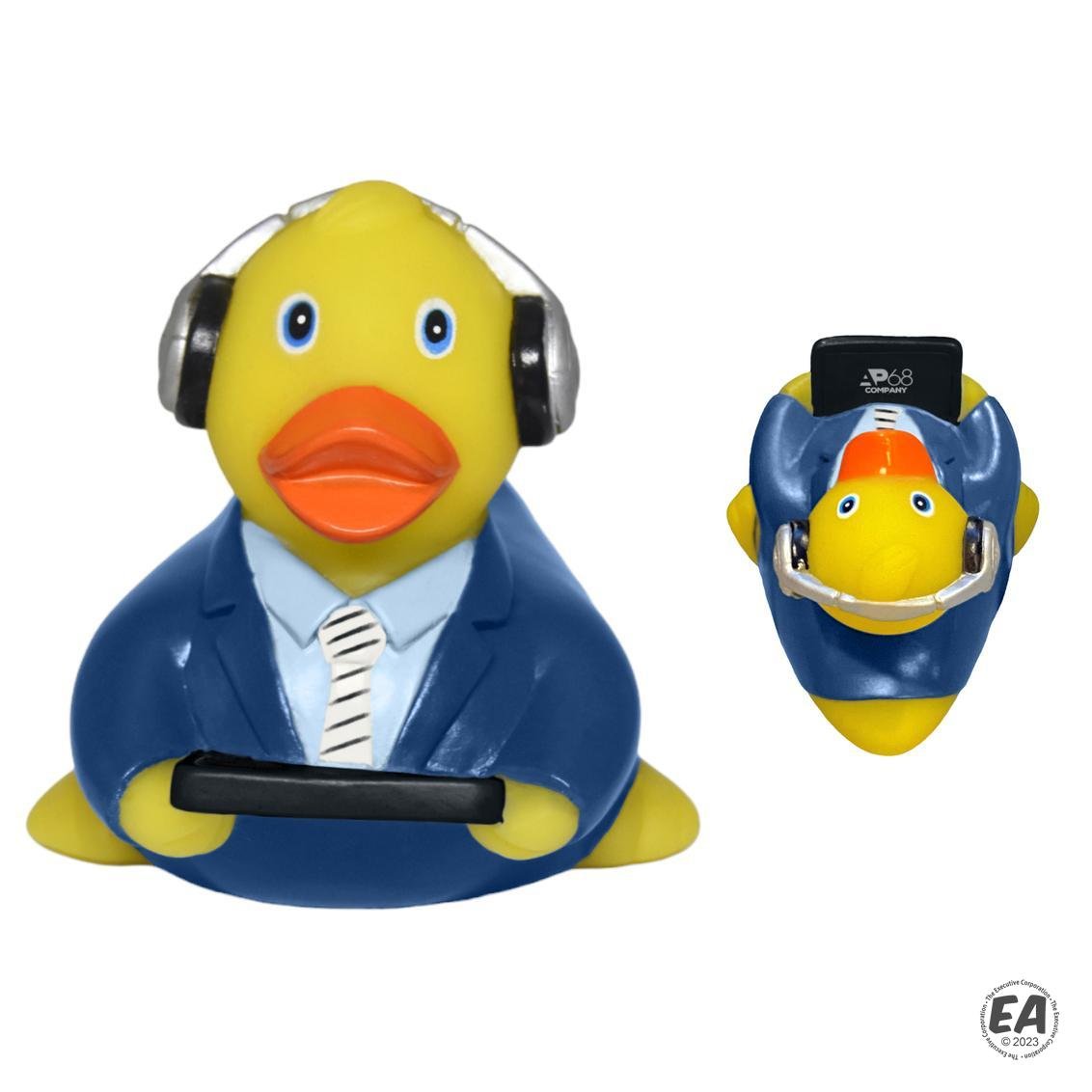 Blue Suit Tech Rubber Duck
