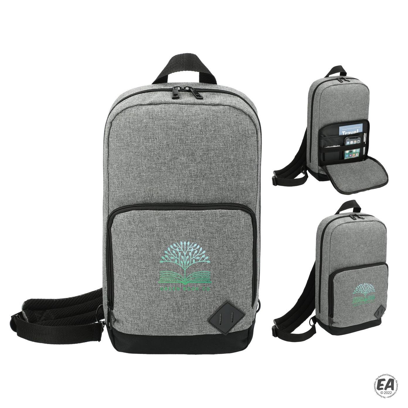 Graphite Deluxe Recycled Sling Backpack