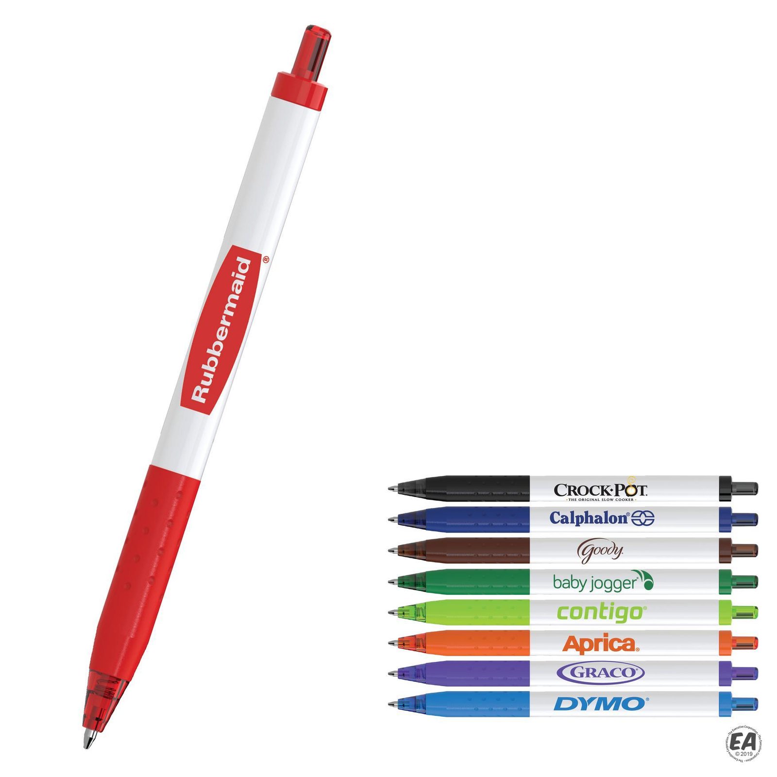 Paper Mate Inkjoy IJ300RT White Barrel Pen