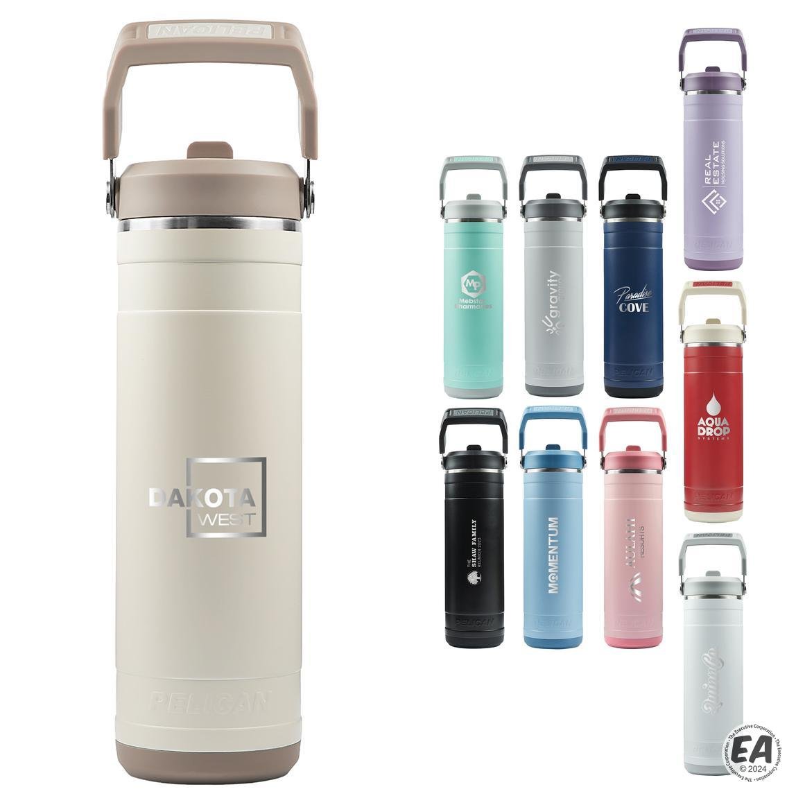 Pelican Pacific 26 oz. Recycled Double Wall Stainless Steel Water Bottle