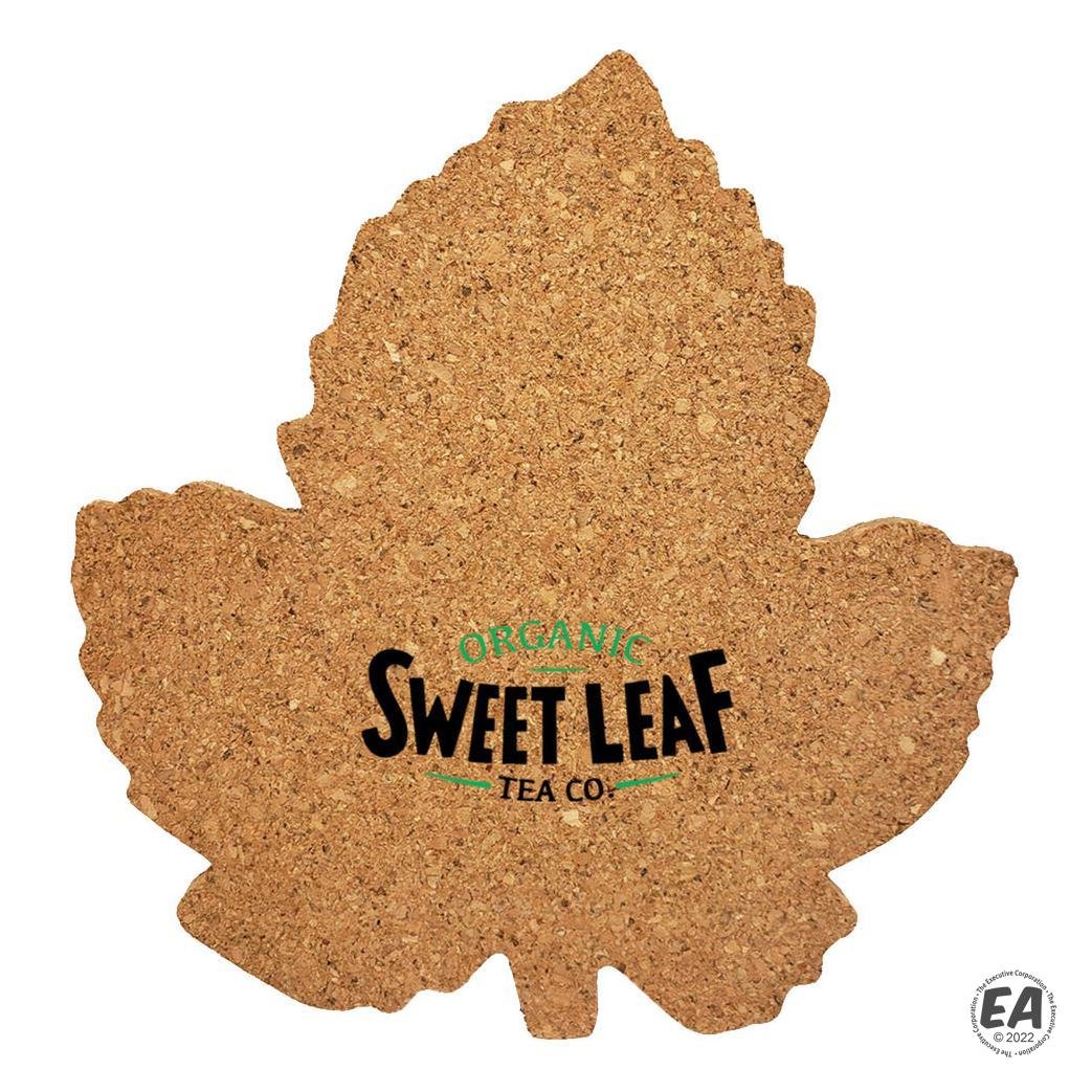 Leaf Cork Drink Coaster